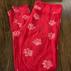 LuLaRoe paw print leggings
